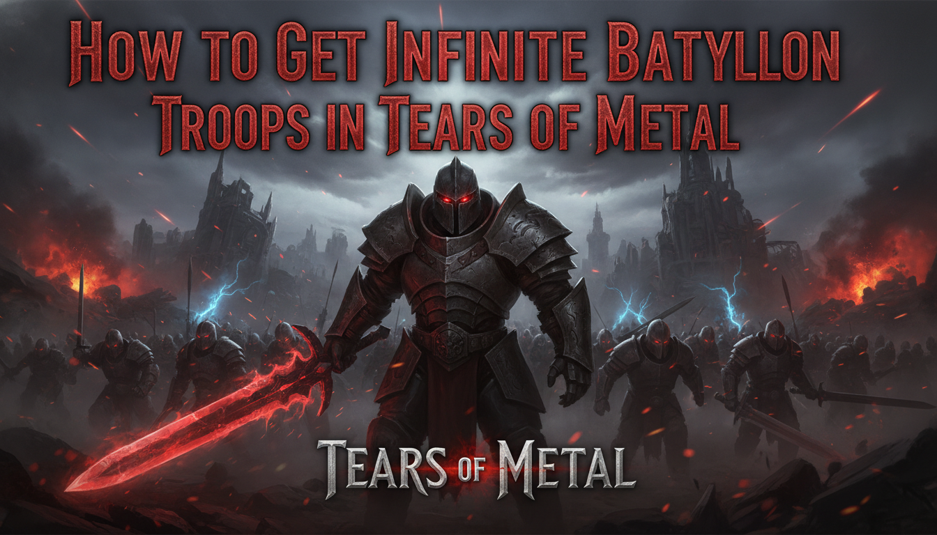 How to Get Infinite Battalion Troops in Tears of Metal