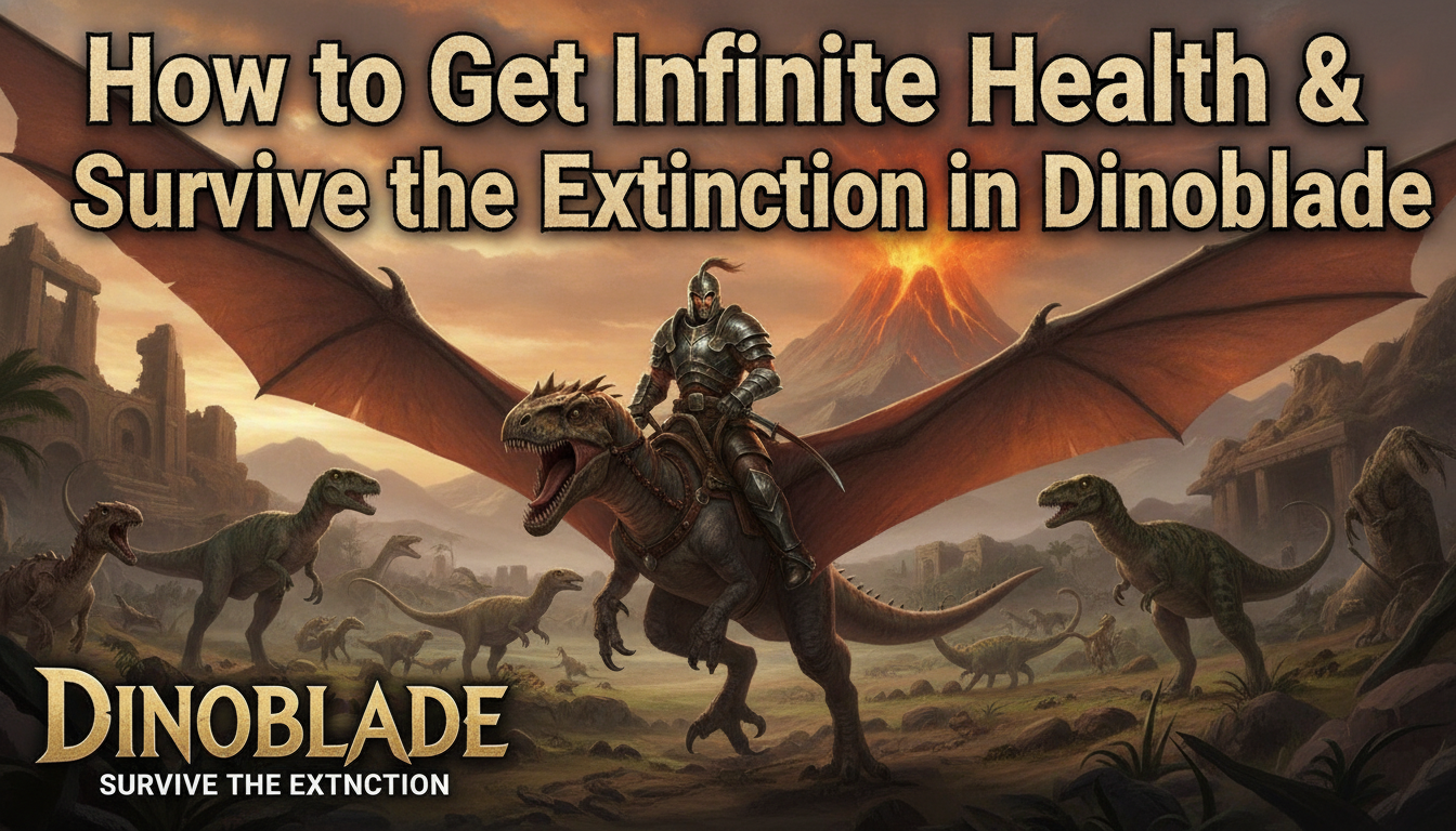 How to Get Infinite Health & Survive the Extinction in Dinoblade