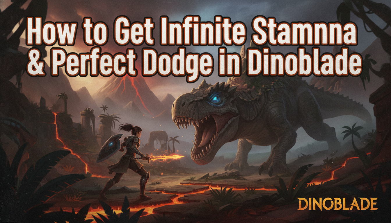 How to Get Infinite Stamina & Perfect Dodge in Dinoblade