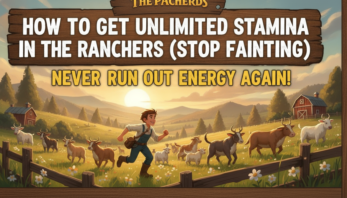 How to Get Unlimited Stamina in The Ranchers (Stop Fainting)