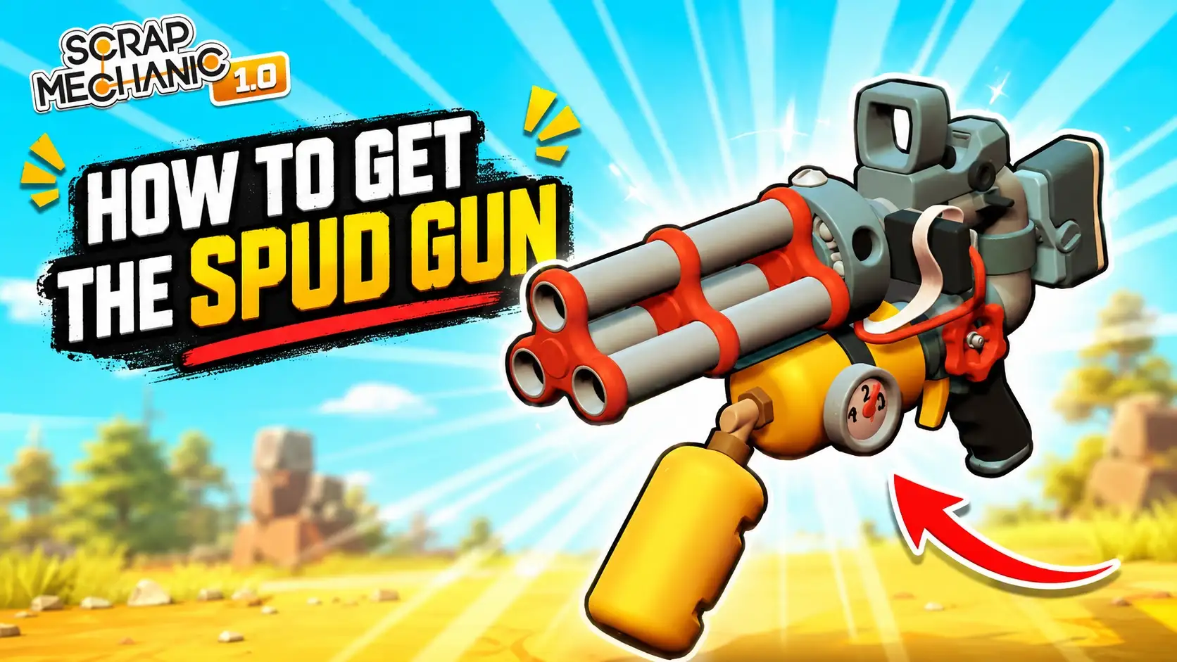 Guide rapide pour obtenir le Spud Gun dans Scrap Mechanic 1.0
