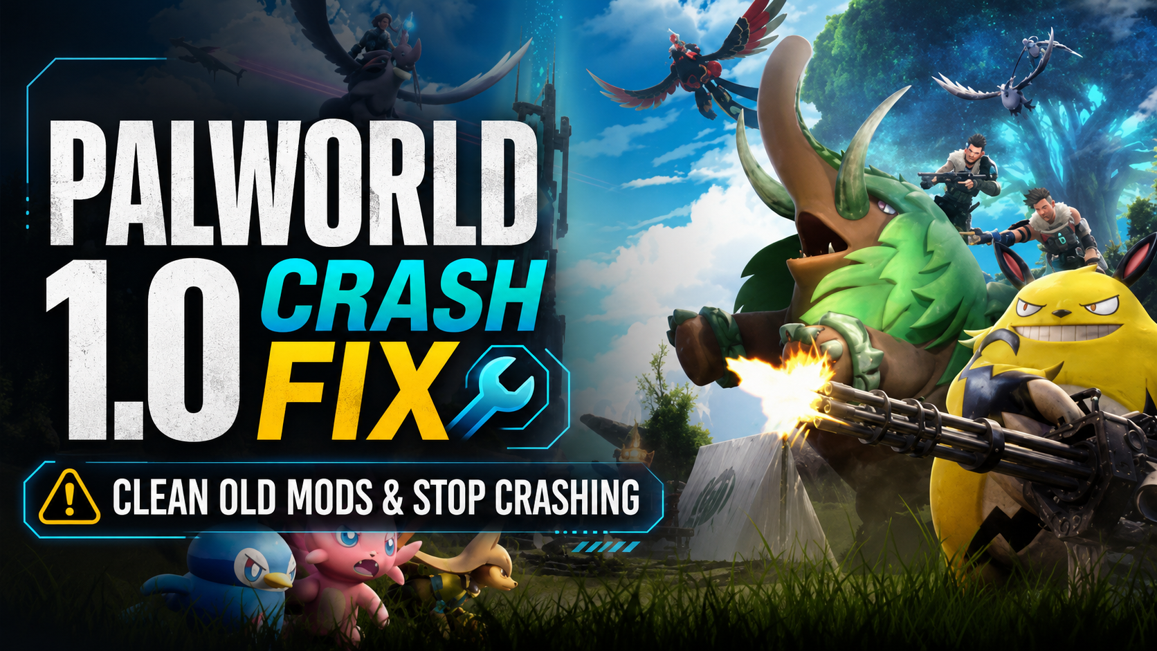 Palworld 1.0 Crash Fix: Clean Old Mods & Stop Crashing