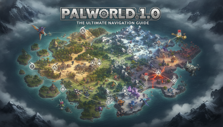 Palworld 1.0 Guide: All New Pal Locations & Full Map