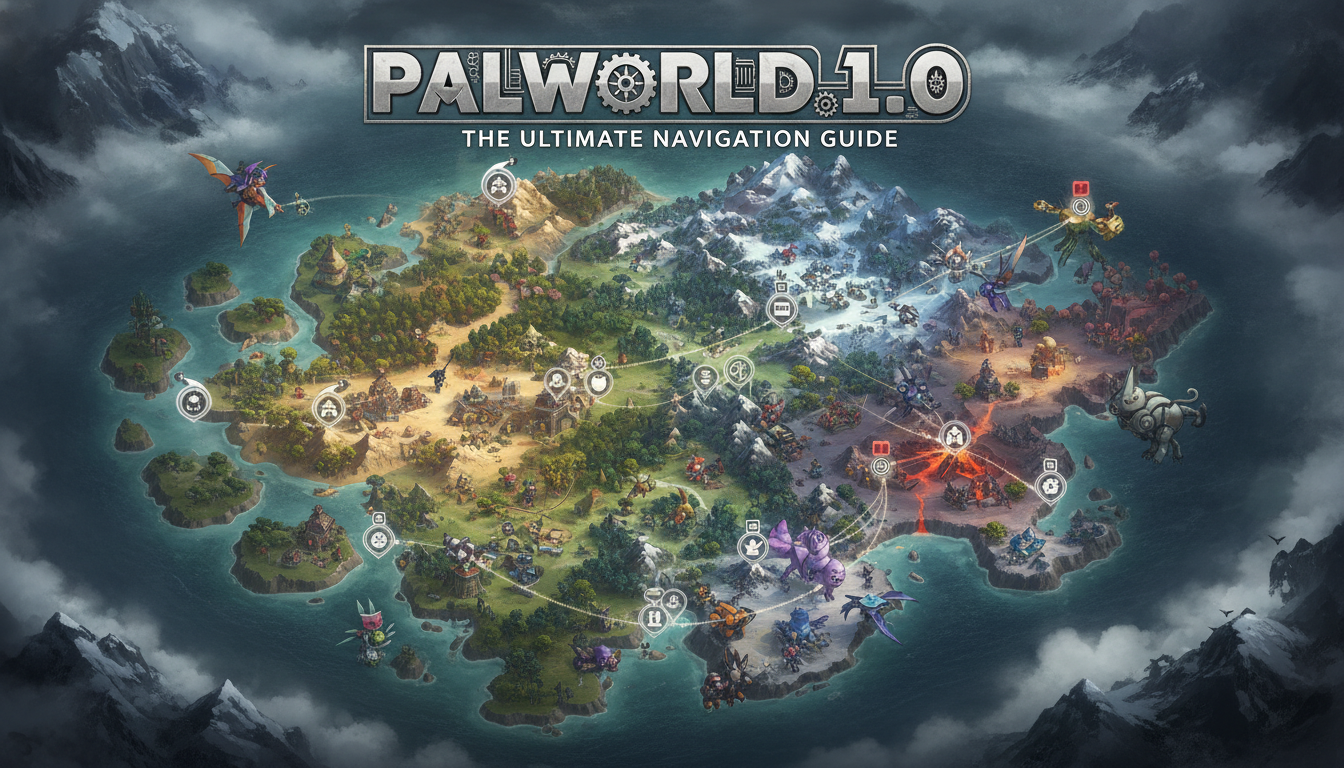 Palworld 1.0 Interactive Map: The Ultimate Navigation Guide