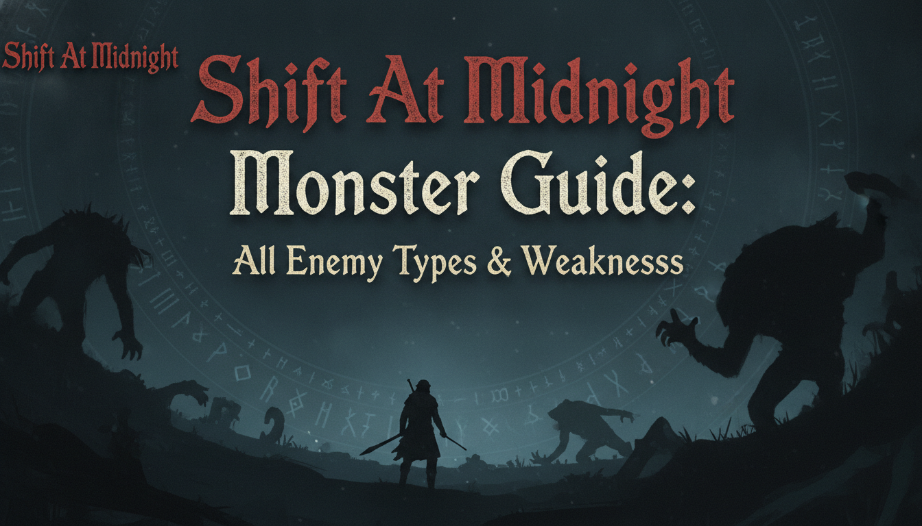 Shift At Midnight Monster Guide: All Enemy Types & Weaknesses