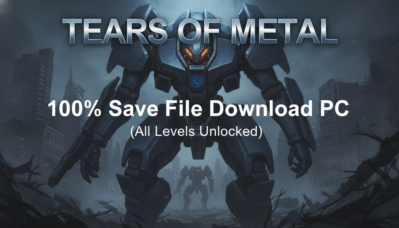Tears of Metal 100% Save File Download PC (All Levels Unlocked)