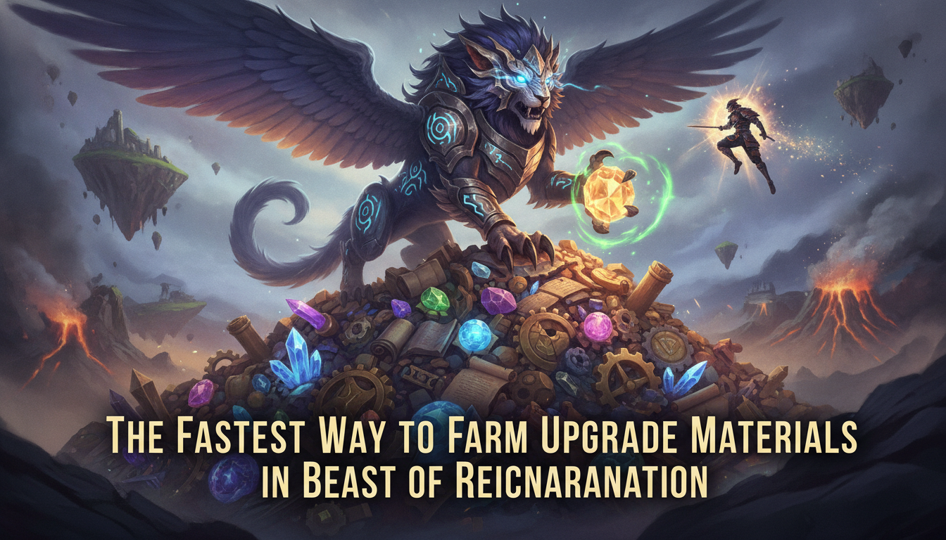 The Fastest Way to Farm Upgrade Materials in Beast of Reincarnation