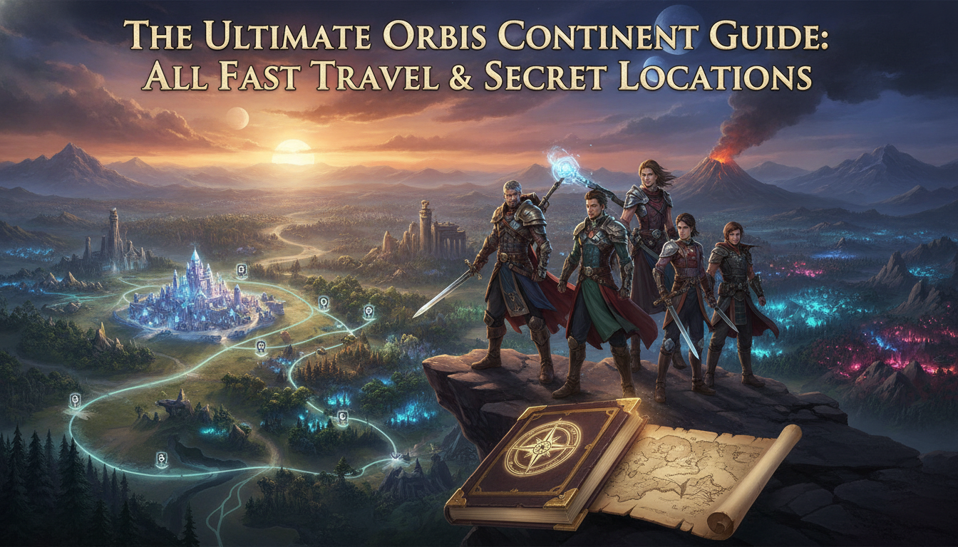 The Ultimate Orbis Continent Guide: All Fast Travel & Secret Locations