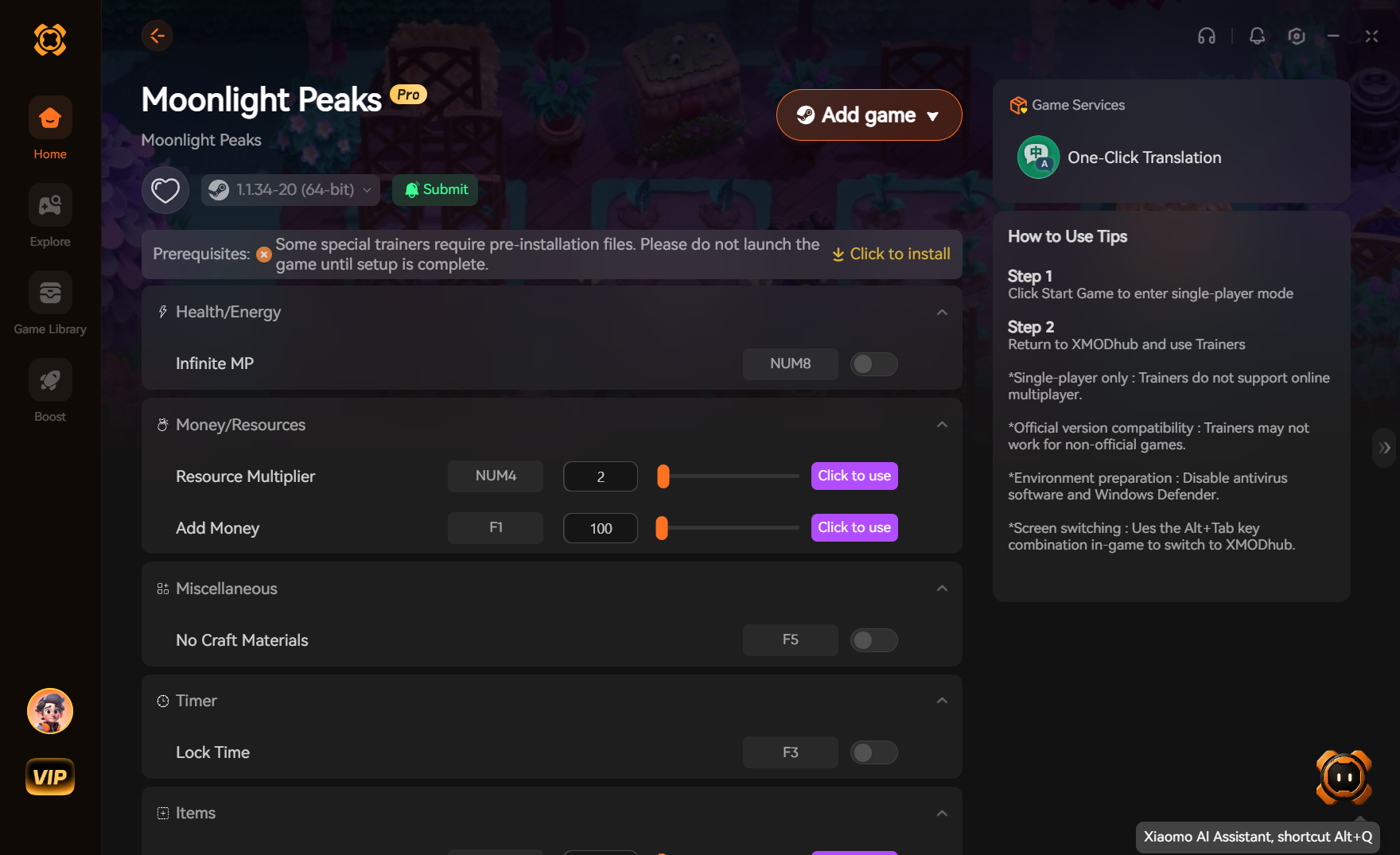 Moonlight Peaks Cheats PC: Complete v1.0 Trainer Guide