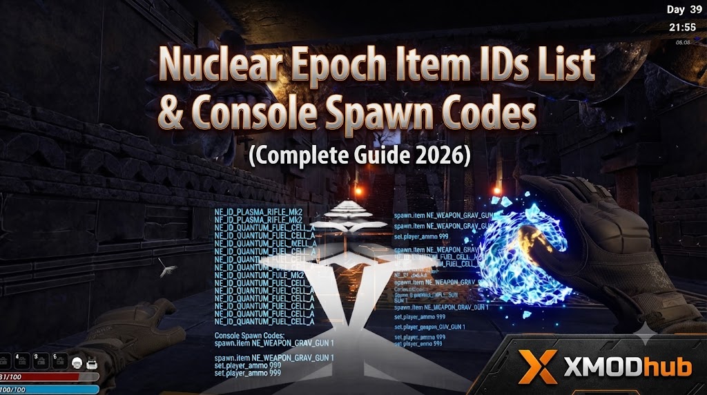 Nuclear Epoch Item IDs List & Console Spawn Codes (Complete Guide 2026)