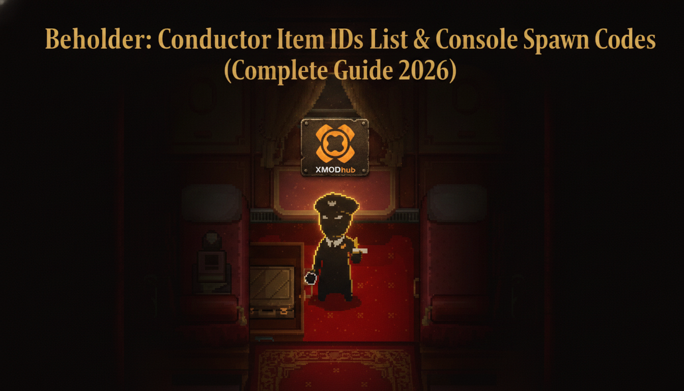Beholder: Conductor Item IDs List & Console Spawn Codes (Complete Guide 2026)