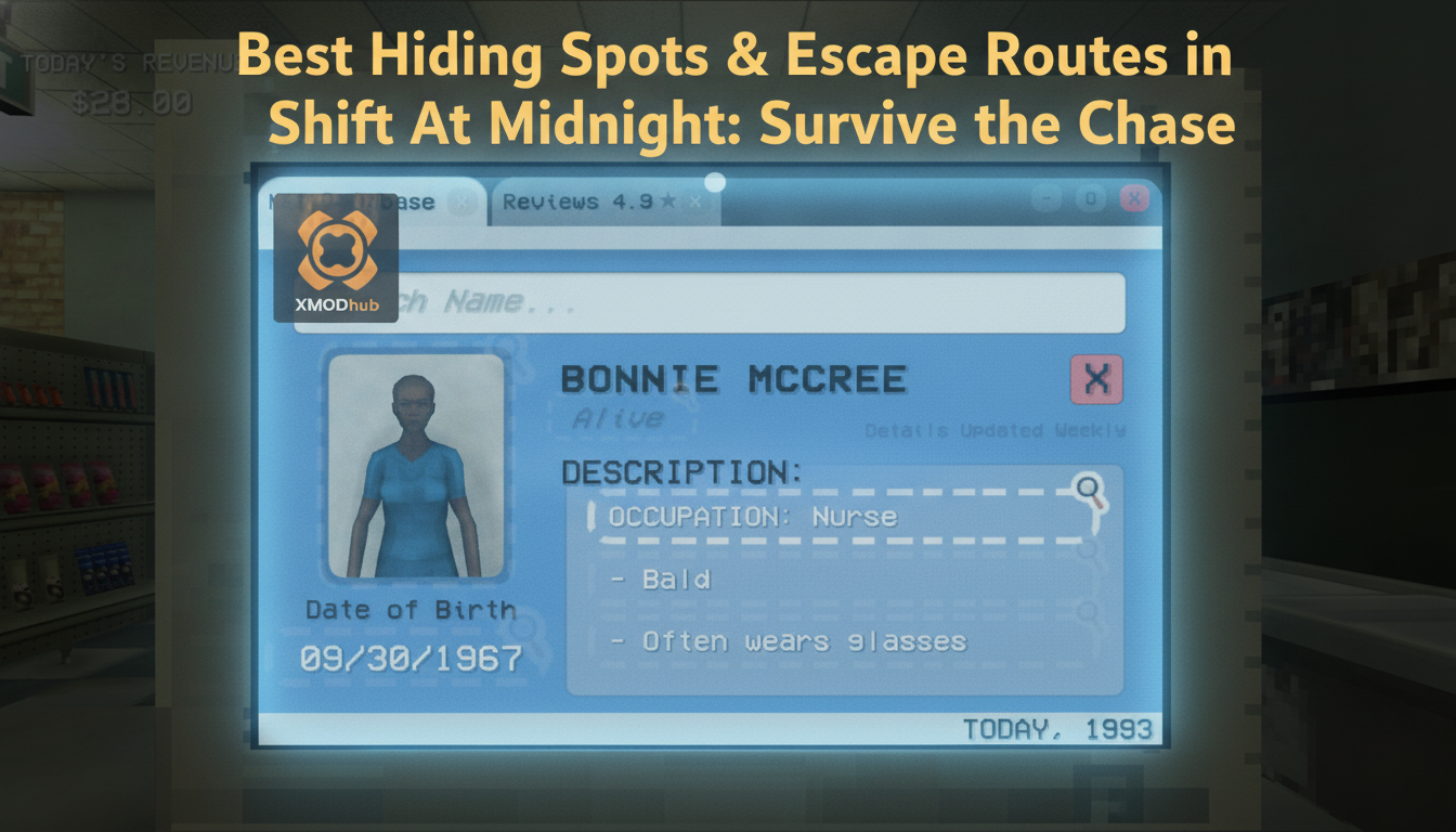 Best Hiding Spots & Escape Routes in Shift At Midnight: Survive the Chase