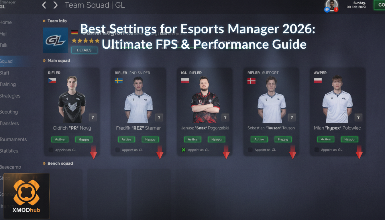 Best Settings for Esports Manager 2026: Ultimate FPS & Performance Guide