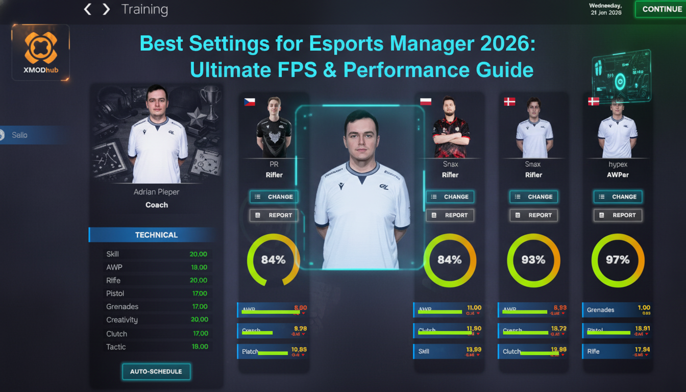 Best Settings for Esports Manager 2026: Ultimate FPS & Performance Guide