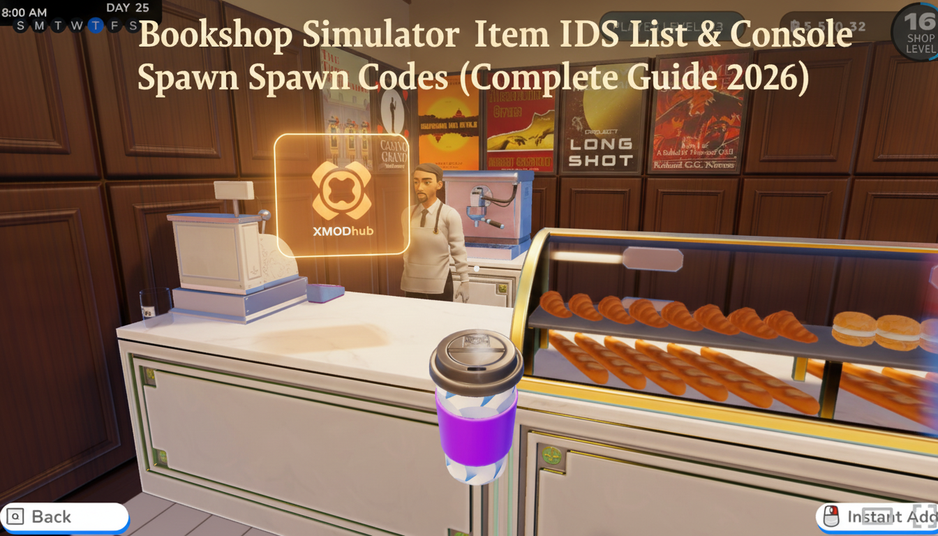 Bookshop Simulator Item IDs List & Console Spawn Codes (Complete Guide 2026)
