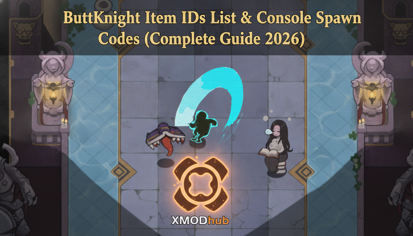 ButtKnight Item IDs List & Console Spawn Codes (Complete Guide 2026)
