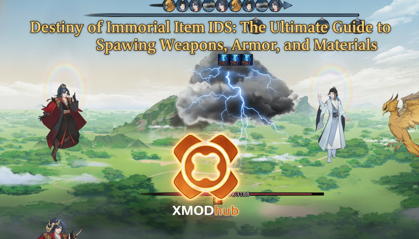 Destiny of Immortal Item IDs: The Ultimate Guide to Spawning Weapons, Armor, and Materials