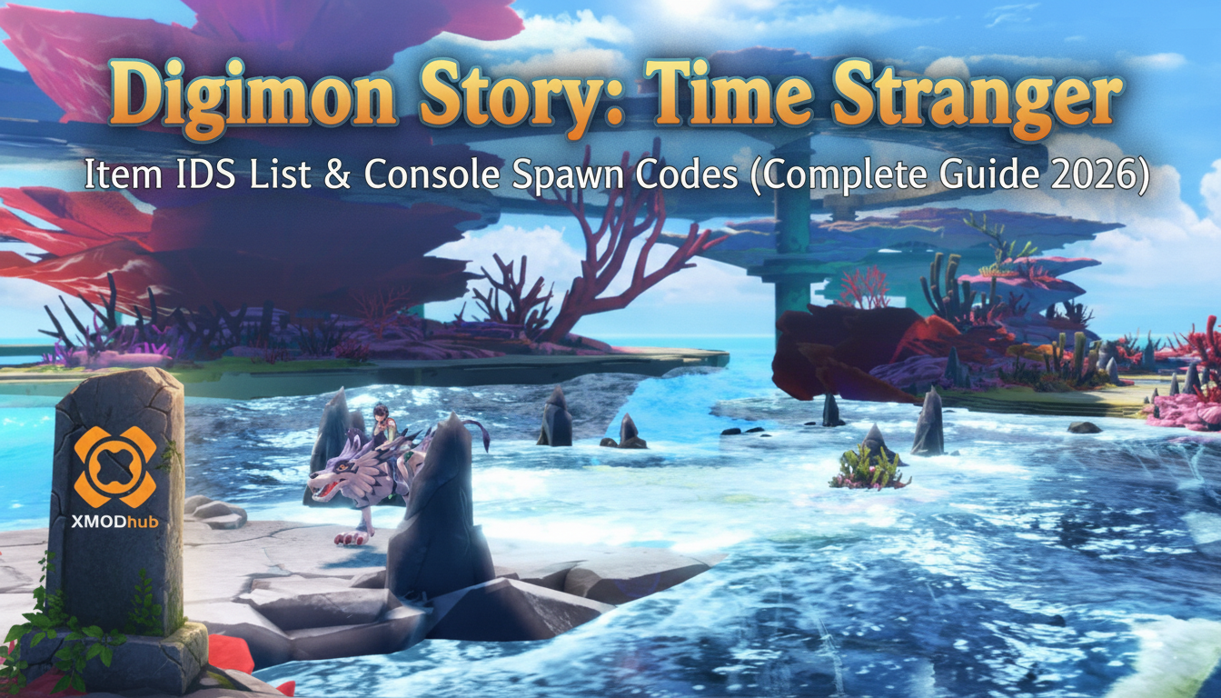 Digimon Story: Time Stranger Item IDs List & Console Spawn Codes (Complete Guide 2026)
