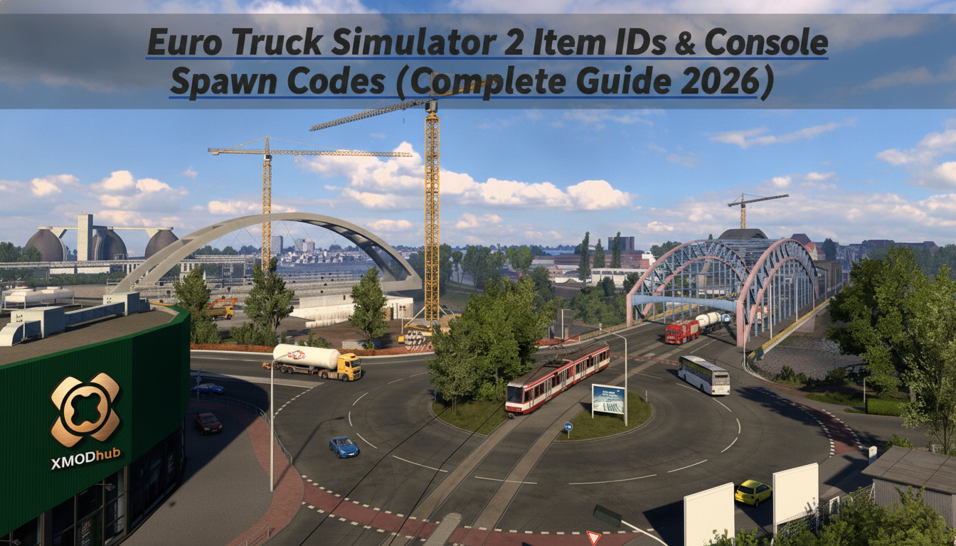 Euro Truck Simulator 2 Item IDs List & Console Spawn Codes (Complete Guide 2026)
