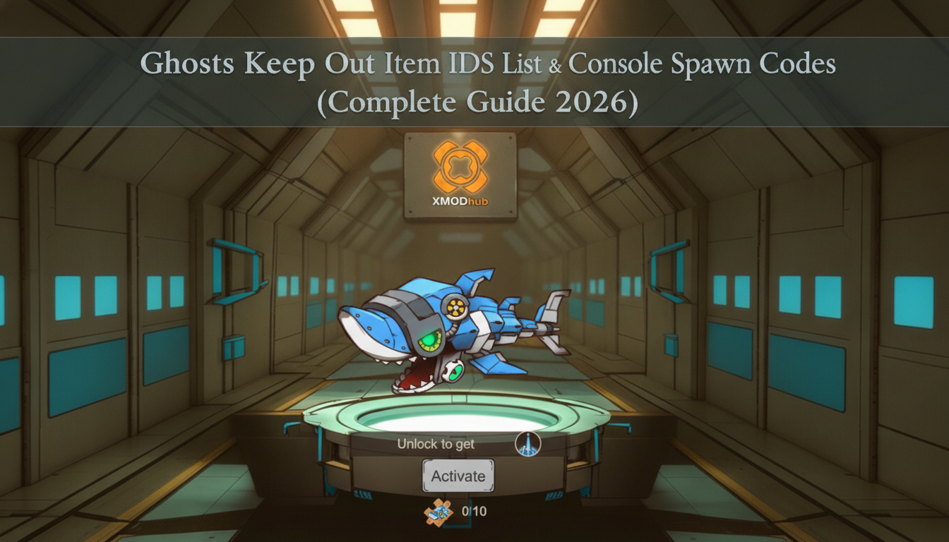 Ghosts Keep Out item IDs list and console spawn codes (Complete 2026 guide).