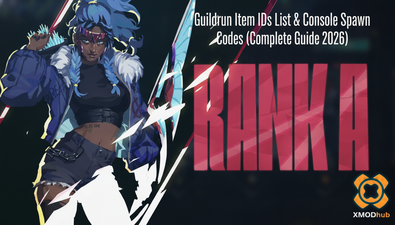 Guildrun Item IDs List & Console Spawn Codes (Complete Guide 2026)