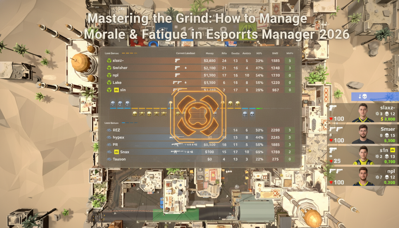 Mastering the Grind: How to Manage Player Morale & Fatigue in Esports Manager 2026
