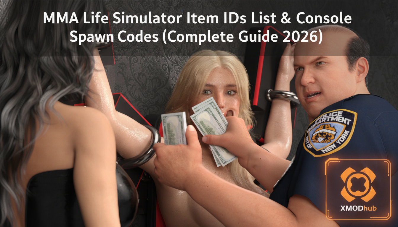 MMA Life Simulator Список ID предметов и консольные коды спавна (Полное руководство 2026)