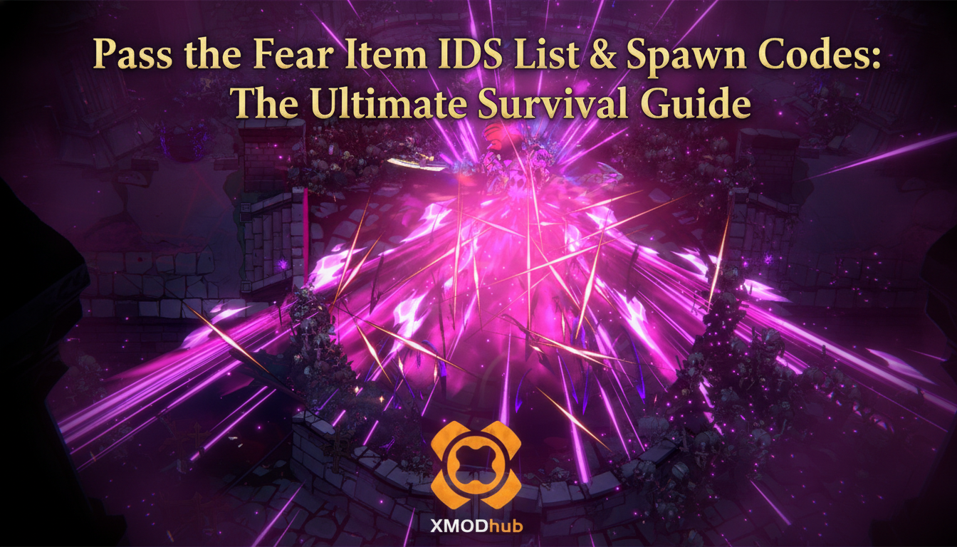 Pass the Fear Item IDs List & Spawn Codes: The Ultimate Survival Guide