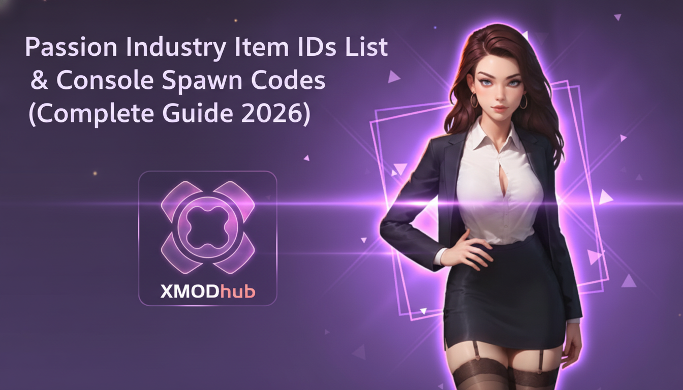 Passion Industry Item IDs List & Console Spawn Codes (Complete Guide 2026)