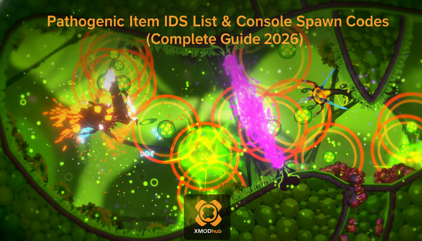 Pathogenic Item IDs List & Console Spawn Codes (Complete Guide 2026)