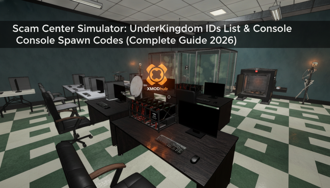 Scam Center Simulator: UnderKingdom Item IDs List & Console Spawn Codes (Complete Guide 2026)