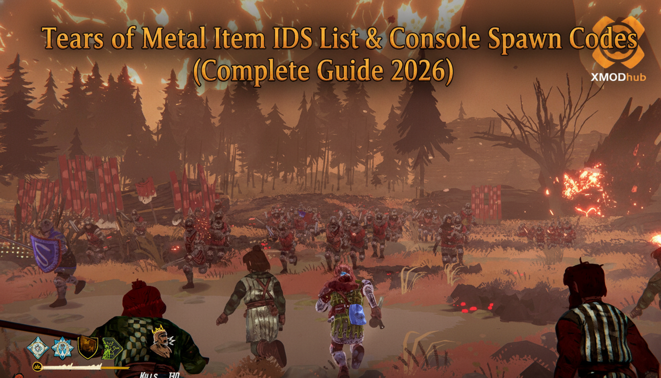 Tears of Metal Item IDs List & Console Spawn Codes (Complete Guide 2026)