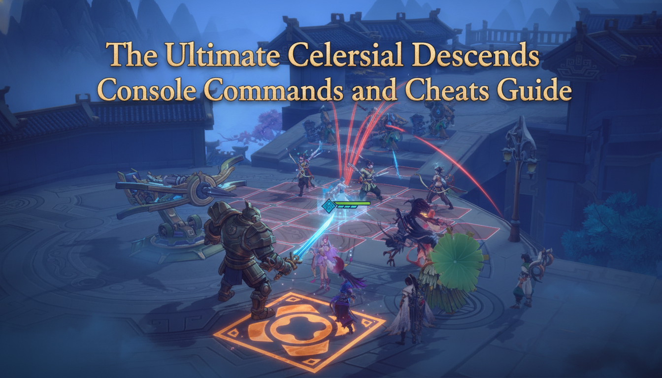 The Ultimate Celestial Descends console commands and cheats guide thumbnail.
