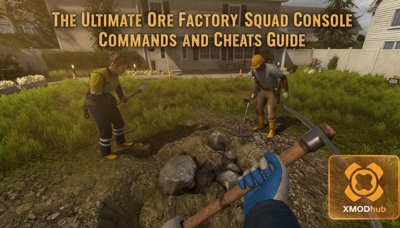 Ostateczny przewodnik po komendach konsoli i kodach do Ore Factory Squad