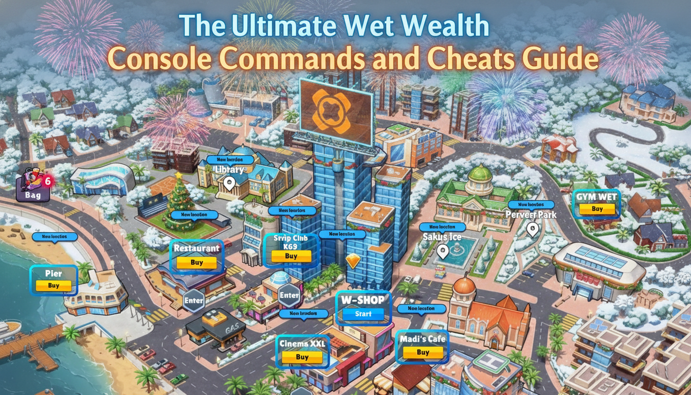 The Ultimate Wet Wealth Console Commands and Cheats Guide