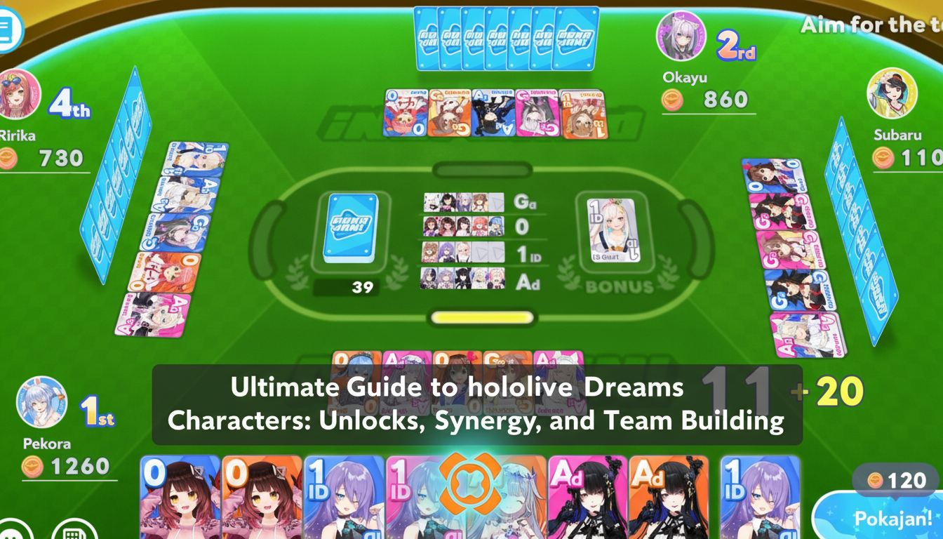 hololive Dreams 角色終極指南:解鎖、協同與組隊