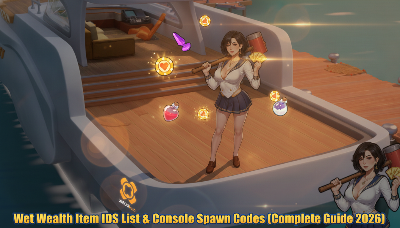 Wet Wealth Item IDs List & Console Spawn Codes (Complete Guide 2026)