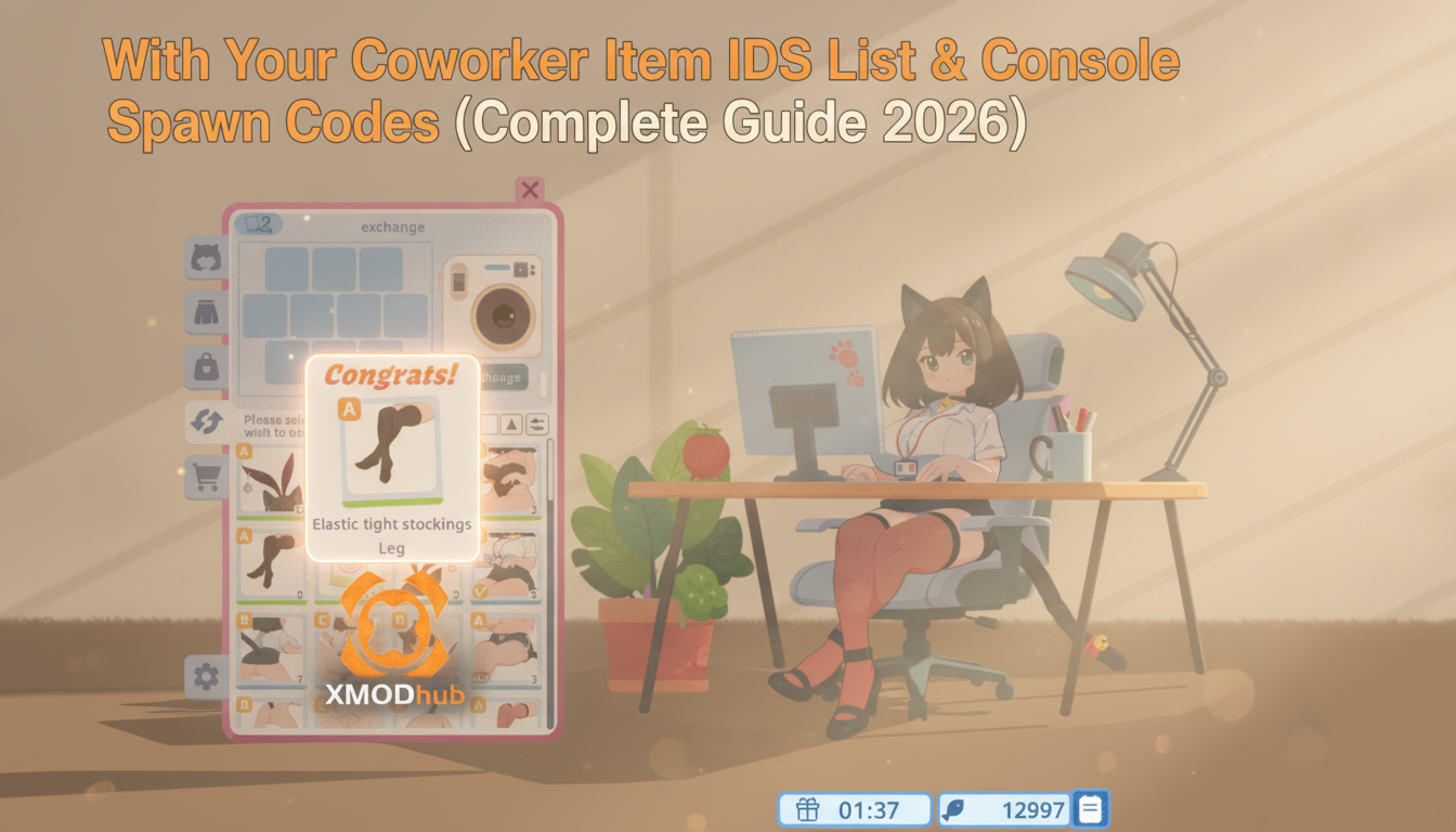 With Your Coworker Item IDs List & Console Spawn Codes (Complete Guide 2026)