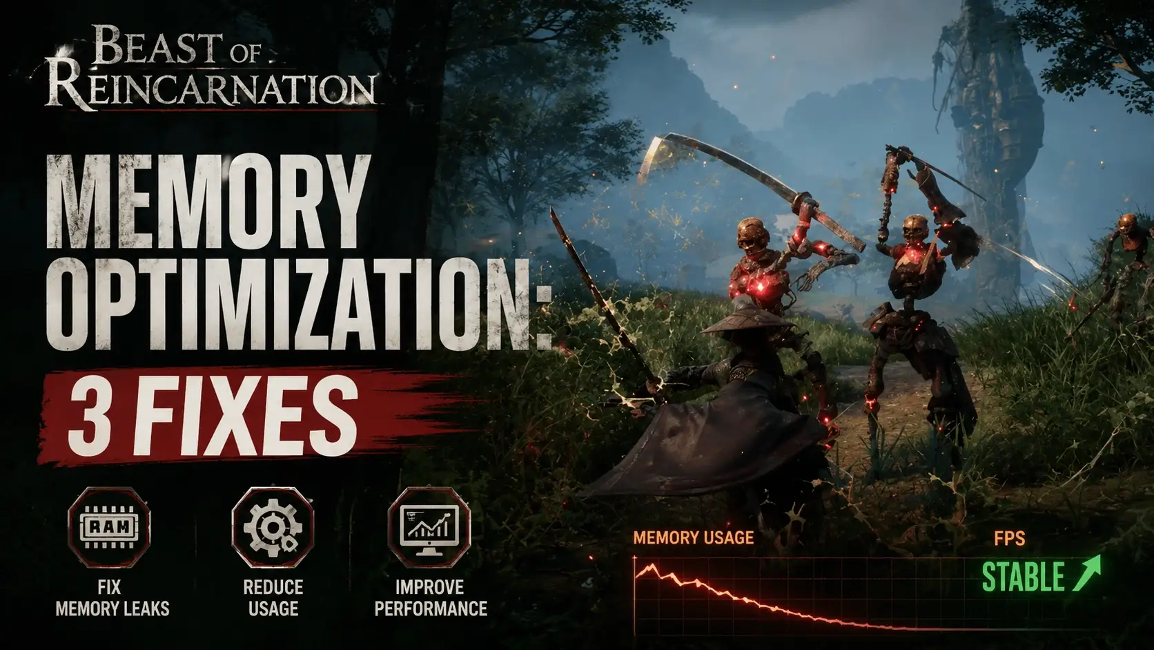 Beast of Reincarnation Memory Optimization: 3 Fixes