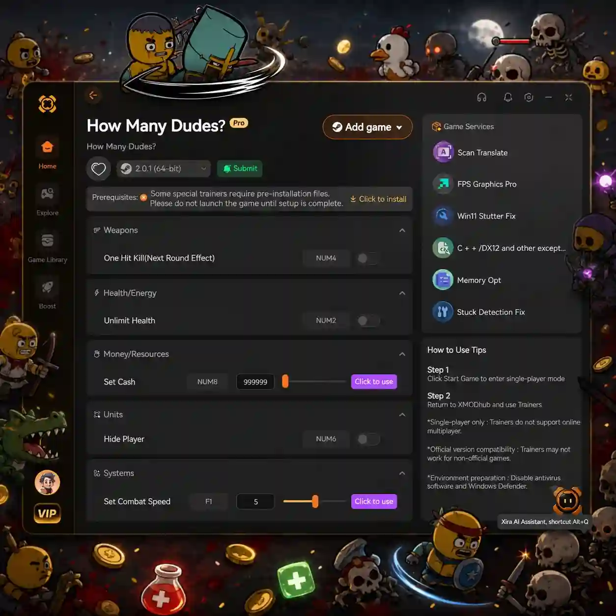 How Many Dudes Best Mods-4 Safe PC Tweaks & Trainers