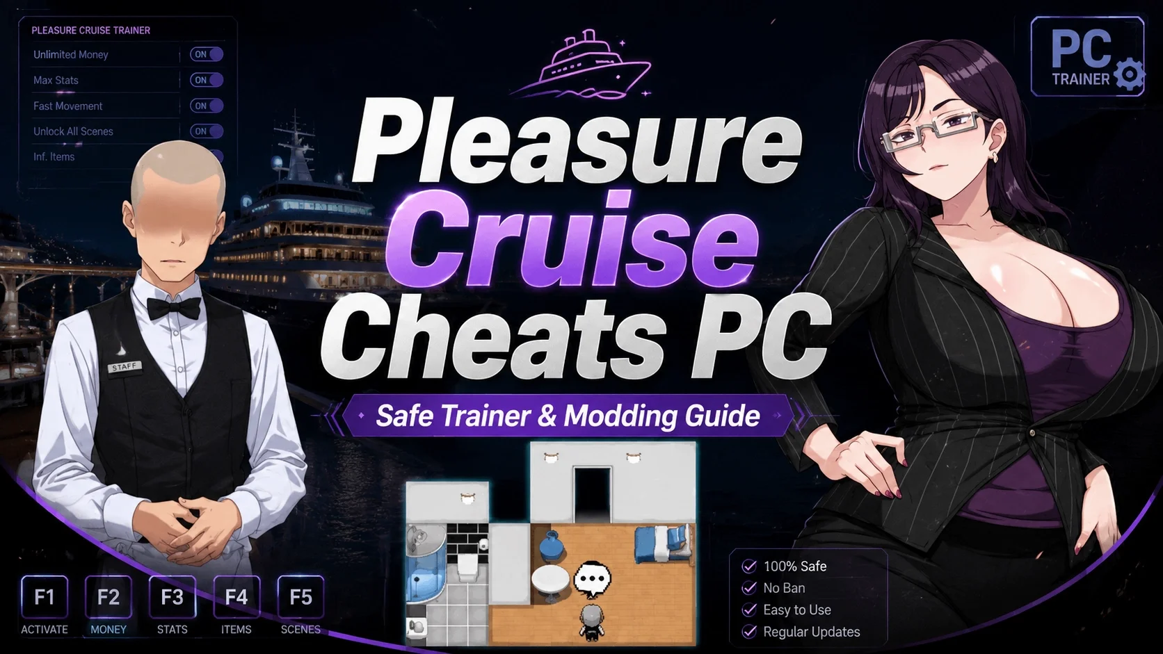 Pleasure Cruise Cheats PC: Safe Trainer & Modding Guide