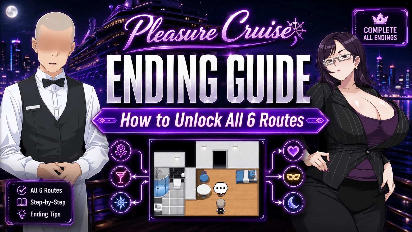 Pleasure Cruise Ending Guide: How to Unlock All 6 Routes