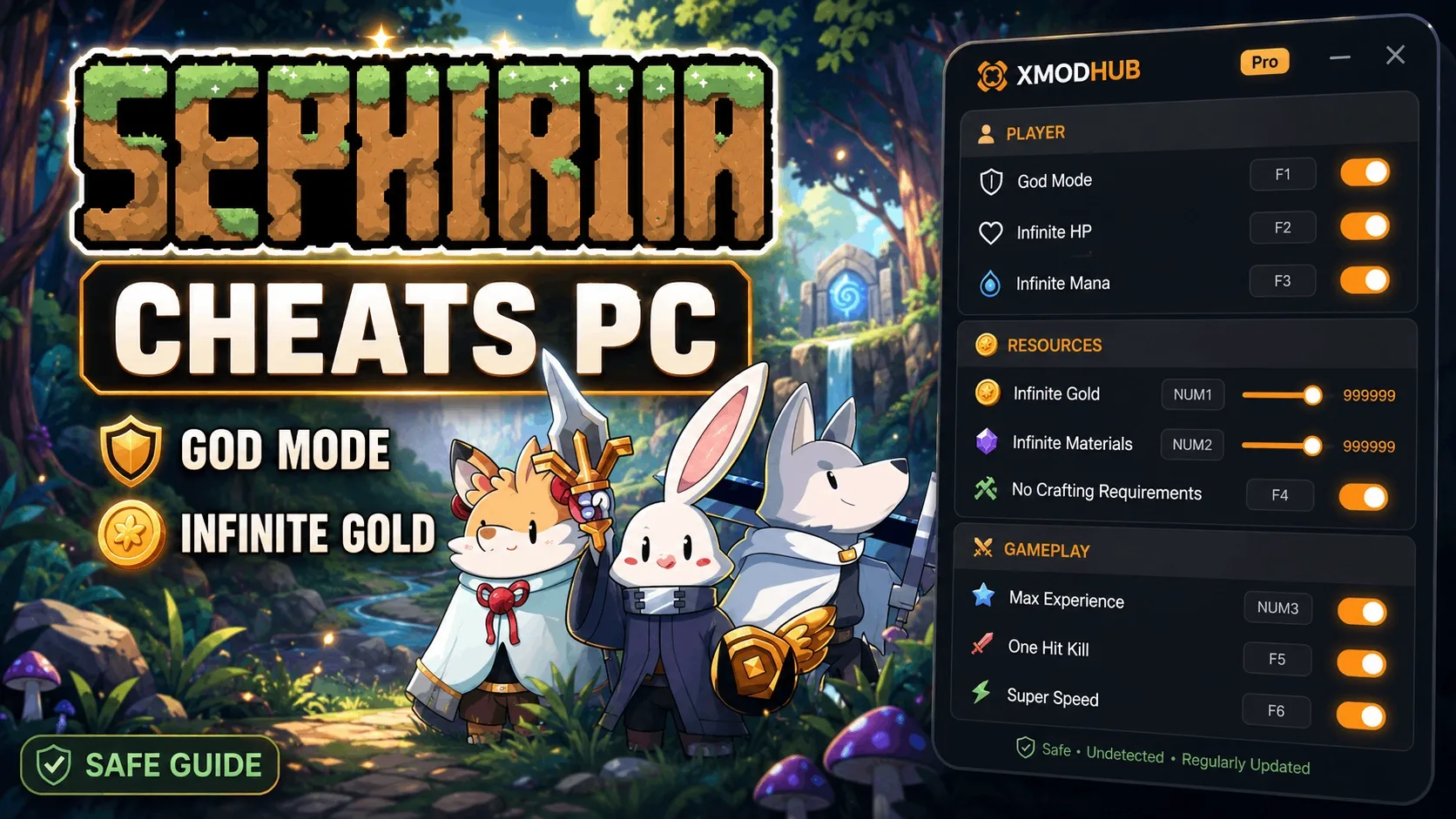 《賽菲利亞》PC 作弊:安全的上帝模式與無限金錢指南