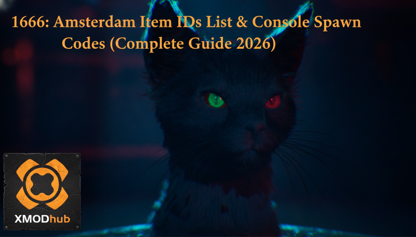 1666: Amsterdam Item IDs List & Console Spawn Codes (Complete Guide 2026)