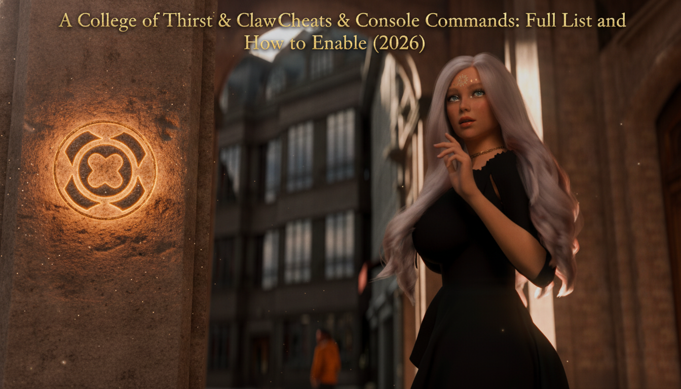 A College of Thirst & Claws Cheats & Console Commands: Full List and How to Enable (2026)
