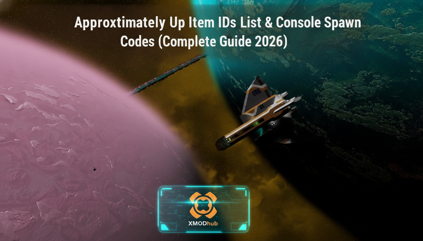 Approximately Up Item IDs List & Console Spawn Codes (Complete Guide 2026)