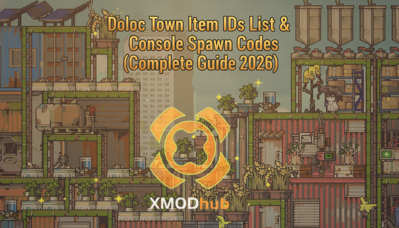 Doloc Town アイテムIDリスト&コンソールスポーンコード(完全ガイド2026年版)