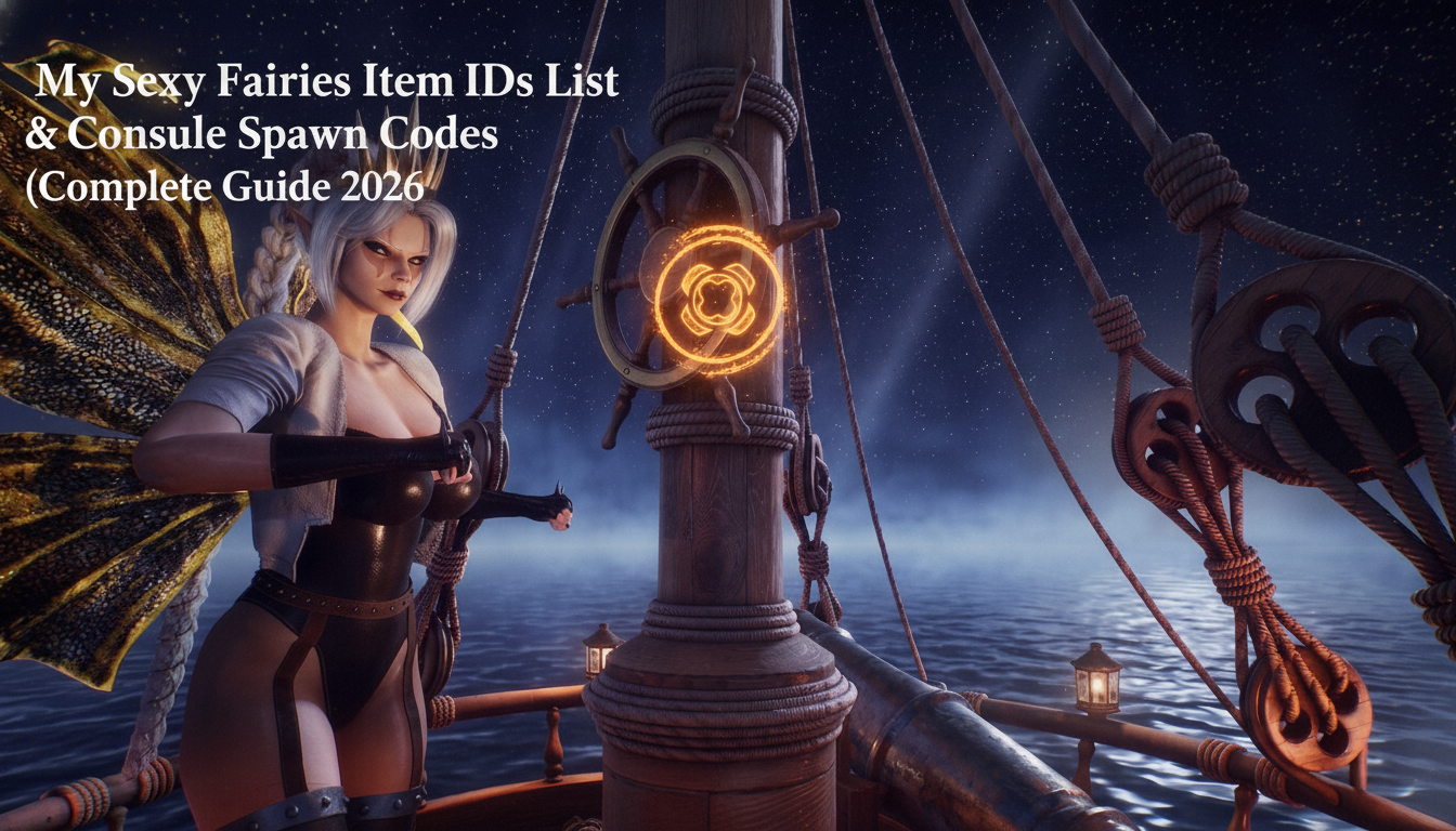 My Sexy Fairies Item IDs List & Console Spawn Codes (Complete Guide 2026)
