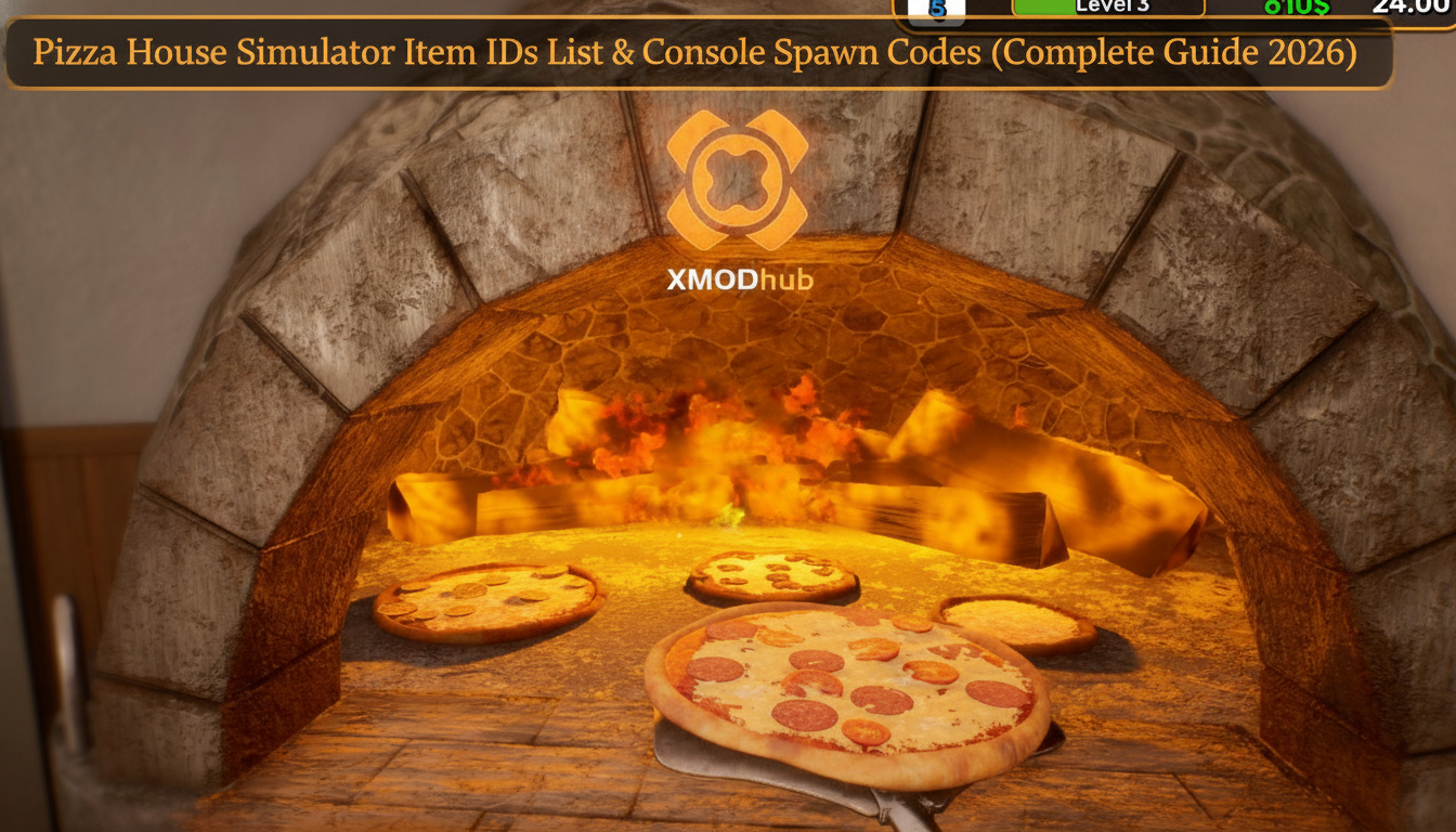 Pizza House Simulator Item IDs List & Console Spawn Codes (Complete Guide 2026)