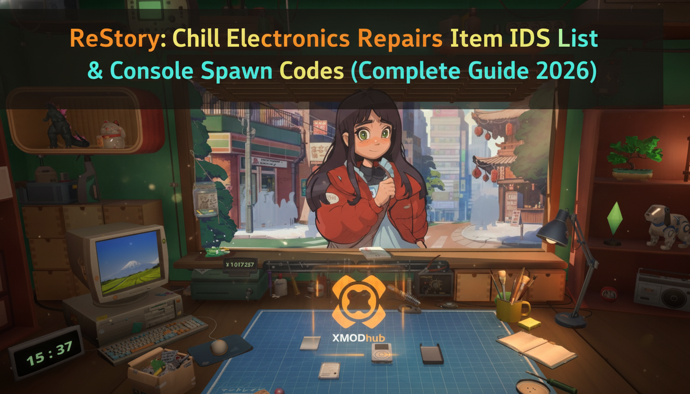 ReStory: Chill Electronics Repairs – Список ID предметов и коды для консоли (Полный гайд 2026)